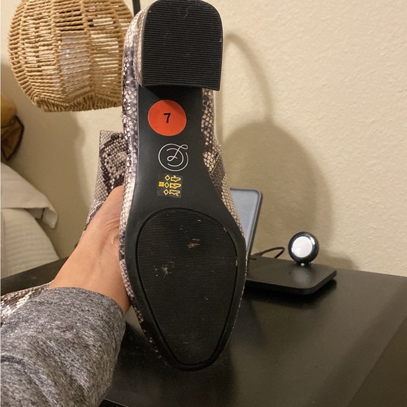 Snake Print Chinese Laundry Daria Block Heel Bootie Booties - Picture 3 of 6